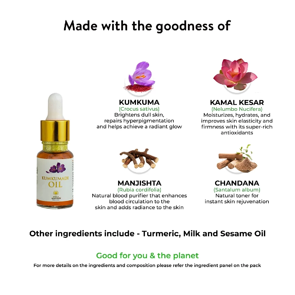 Kerala Ayurveda Kumkumadi Oil - Image 2