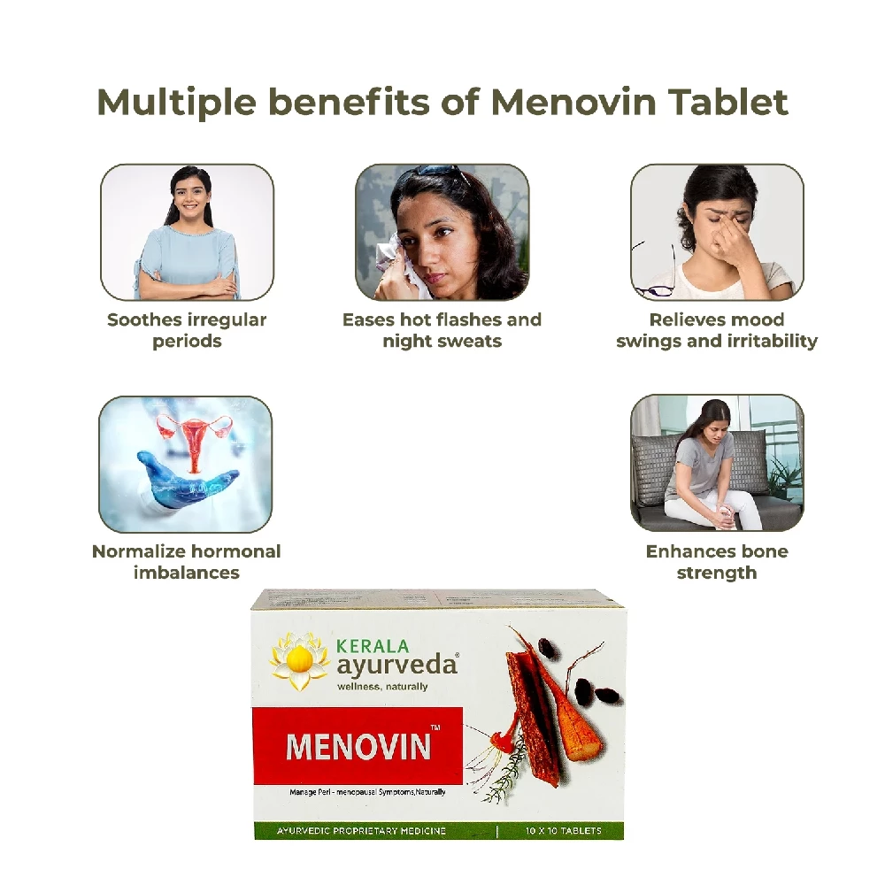 Kerala Ayurveda Menovin Tablet - Image 4