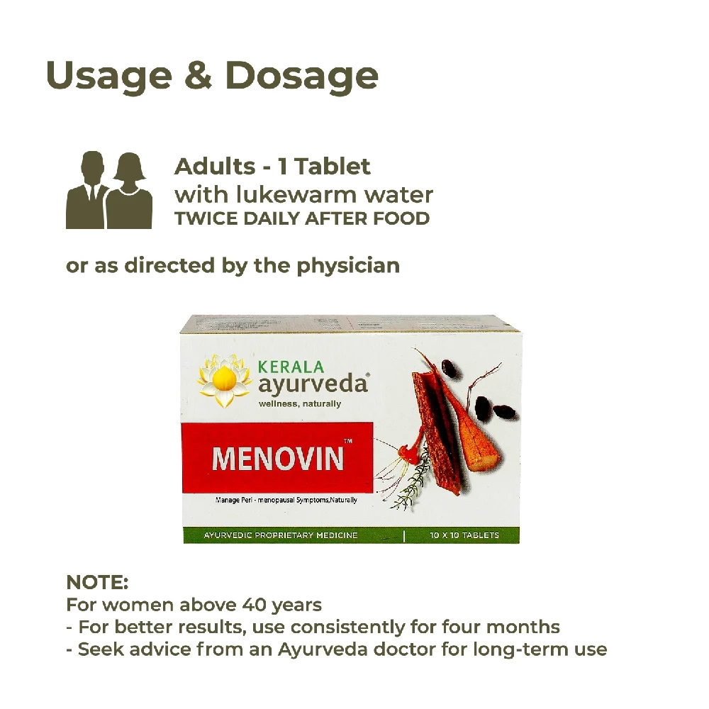 Kerala Ayurveda Menovin Tablet - Image 5
