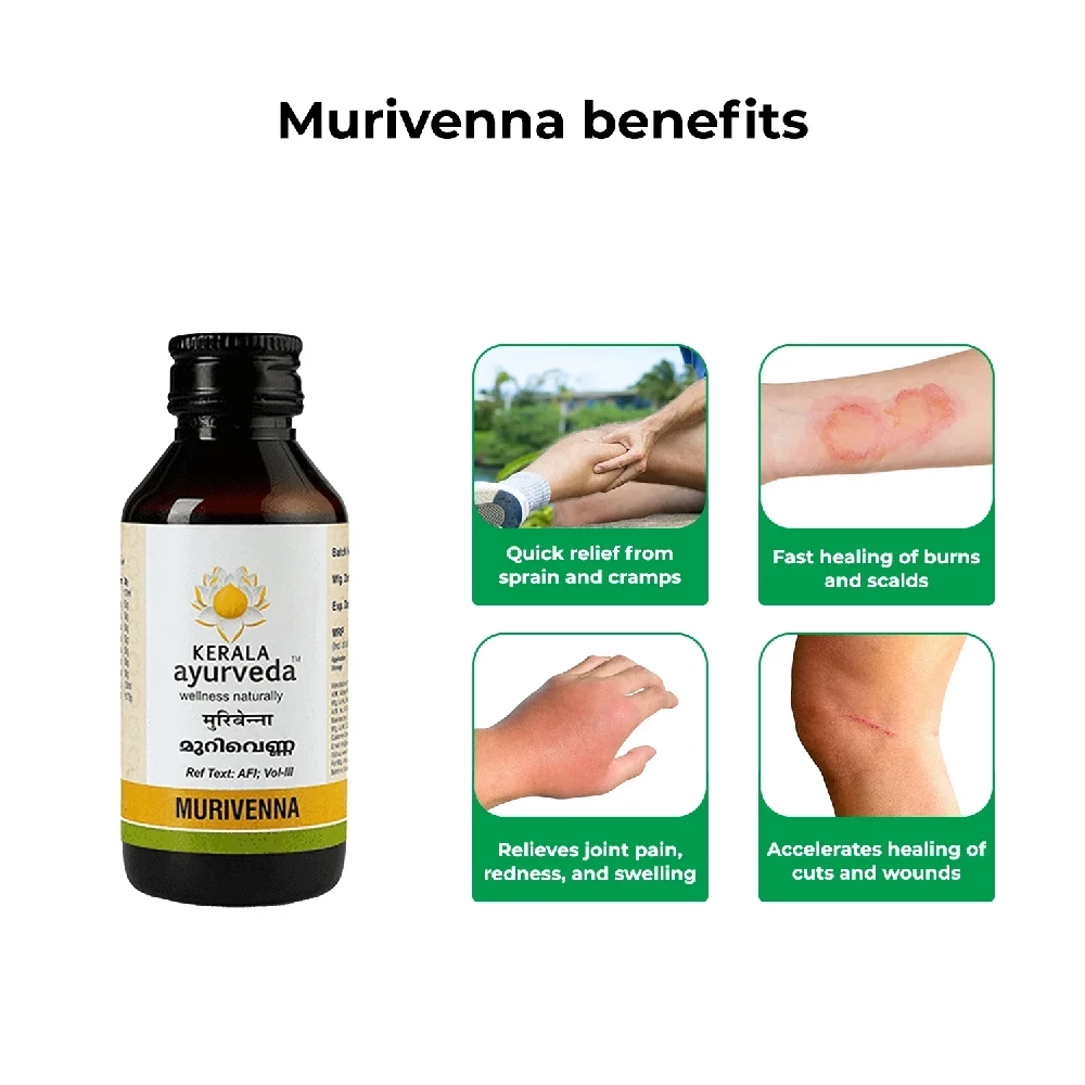 Kerala Ayurveda Murivenna Thailam - Image 4