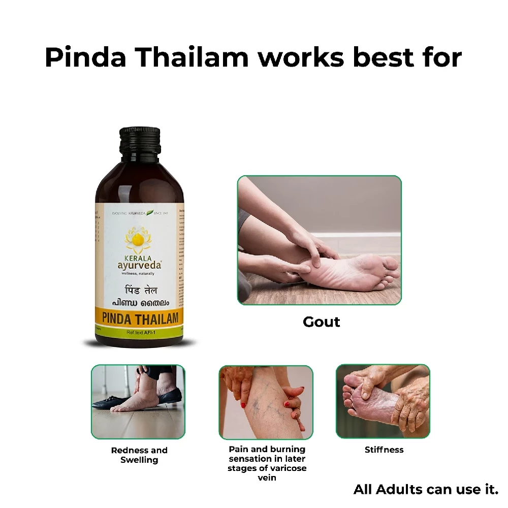 Kerala Ayurveda Pinda Thailam - Image 3