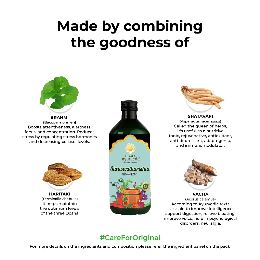 Kerala Ayurveda Saraswatharishtam - Image 2