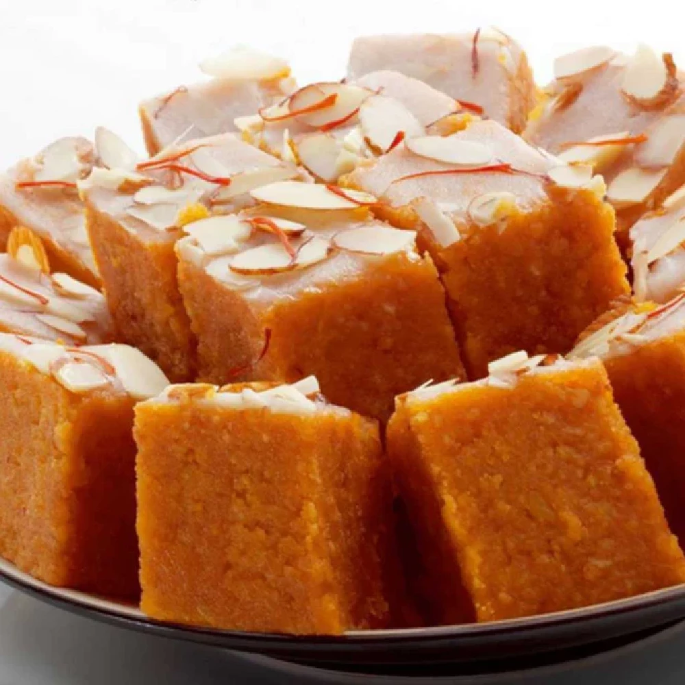 Kesar Mohanthal Kesar Mohanthal-Pack Size-500 g