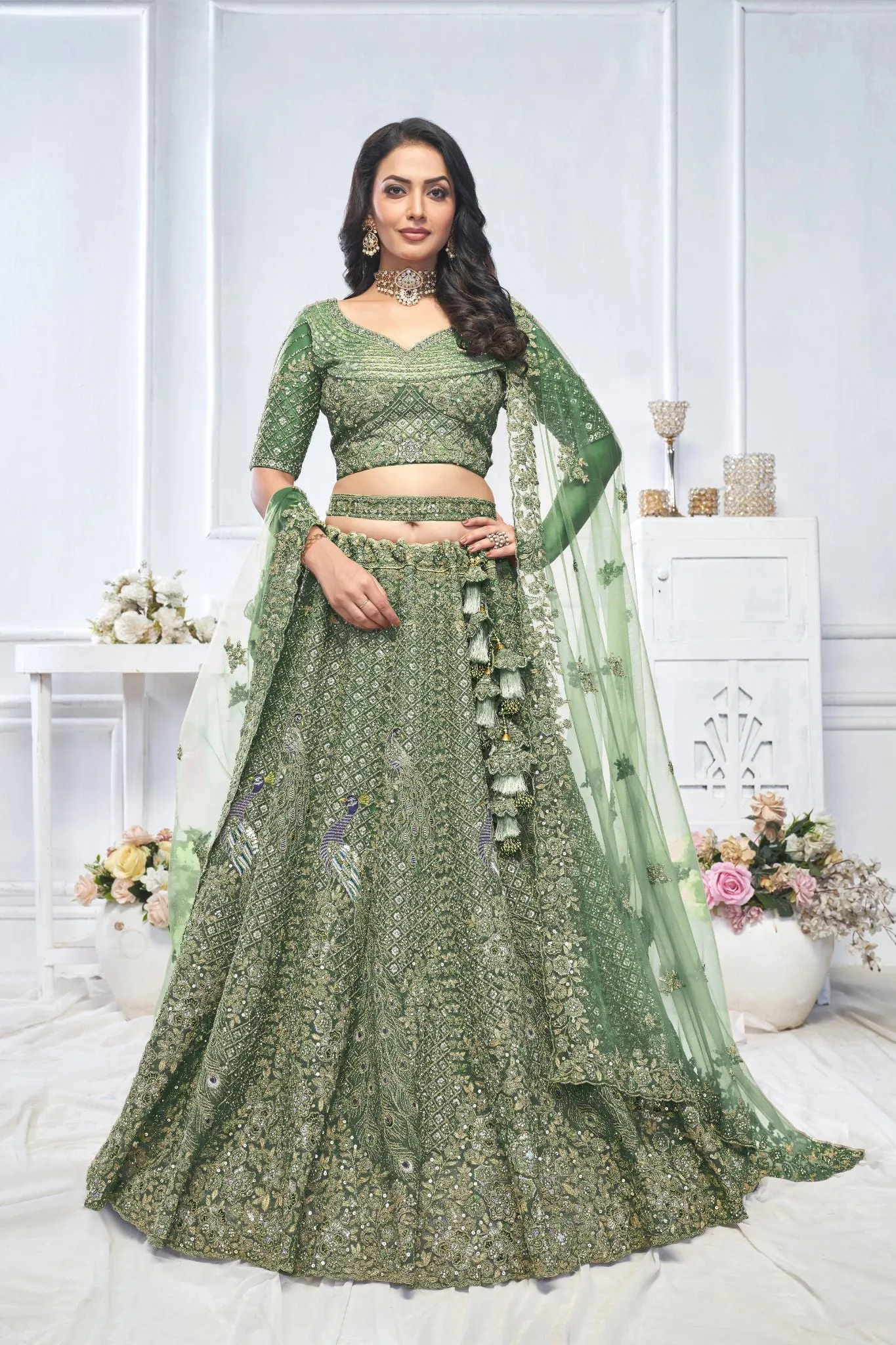 Kesar-Fab-Graceful-Green-Aari-Embroidered-Lehenga-Choli-KF-01-Green-2.webp