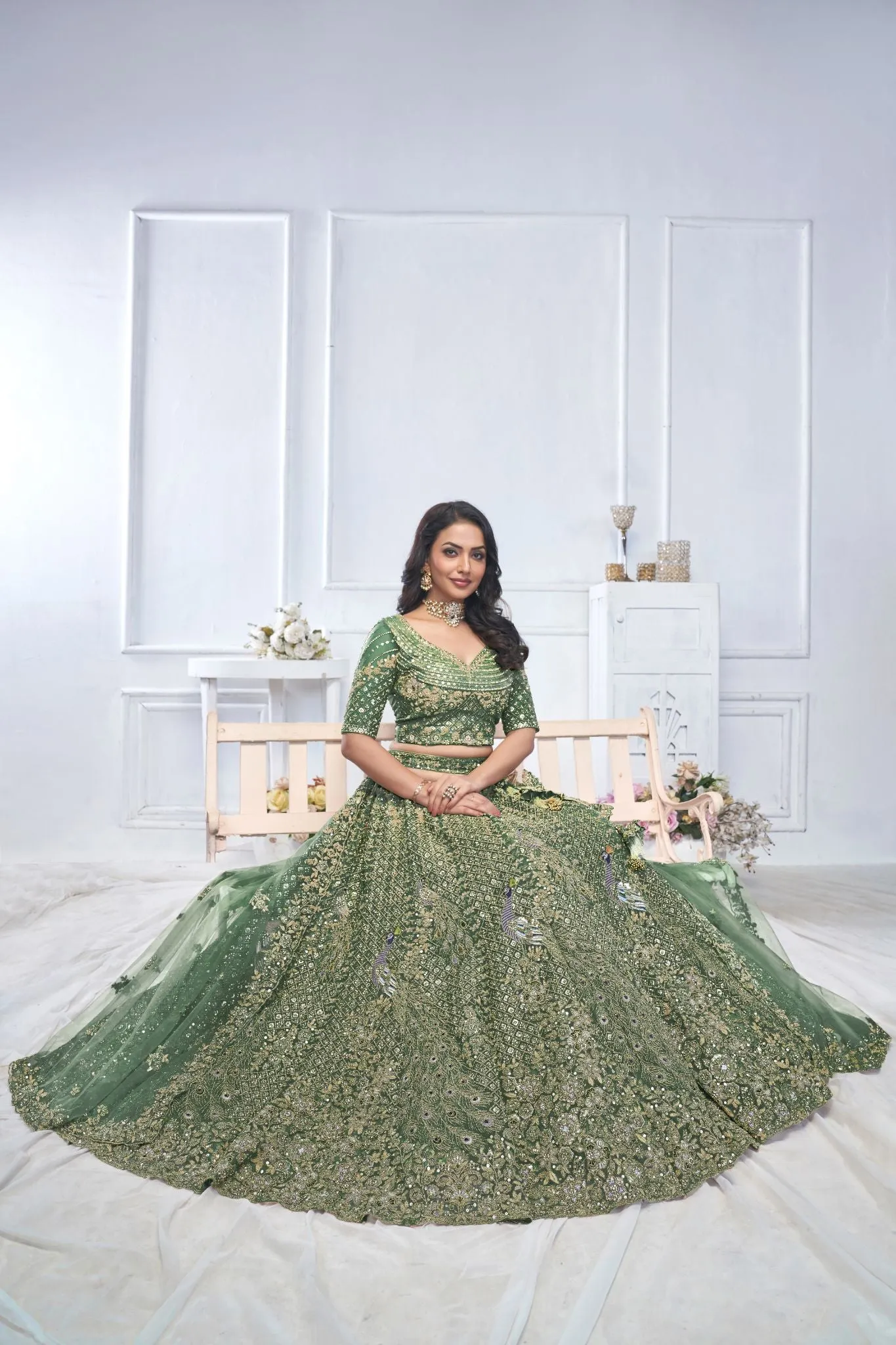 Kesar-Fab-Graceful-Green-Aari-Embroidered-Lehenga-Choli-KF-01-Green-3.webp
