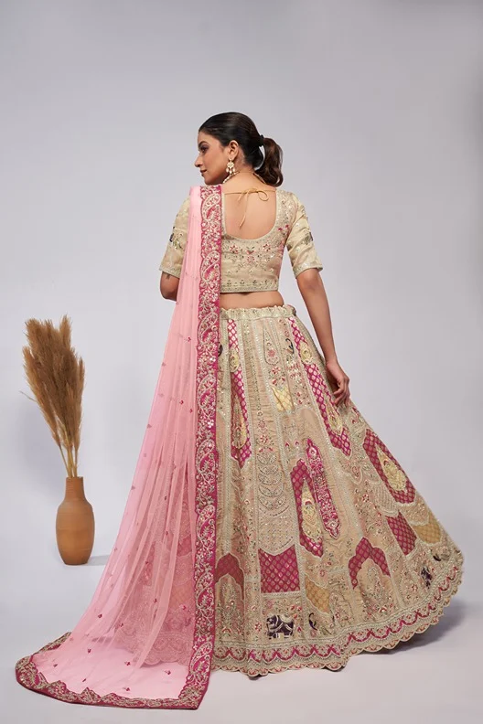 Kesar Fab Ivory Elegance Lehenga Choli - Image 3