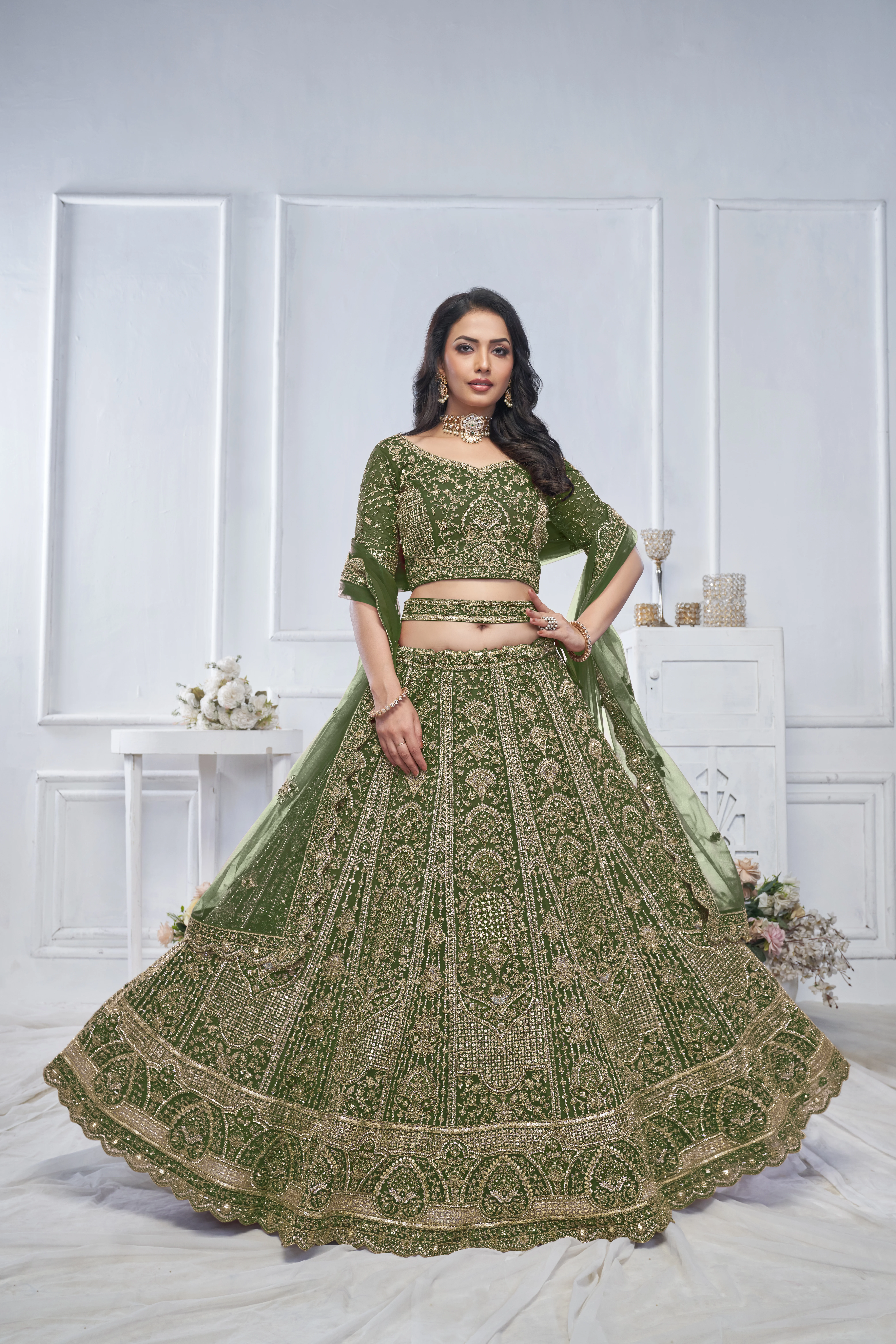 Kesar-Fab-Regal-Peacock-Green-Lehenga-Choli-KF-20-Green-5.webp