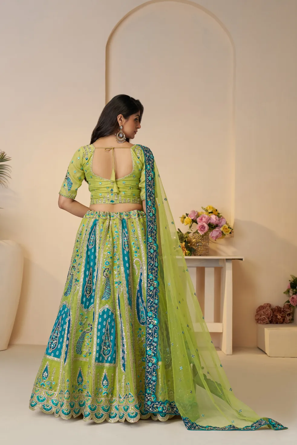 Kesar Fab Royal Grandeur Purple Banarasi Lehenga Choli - Image 2