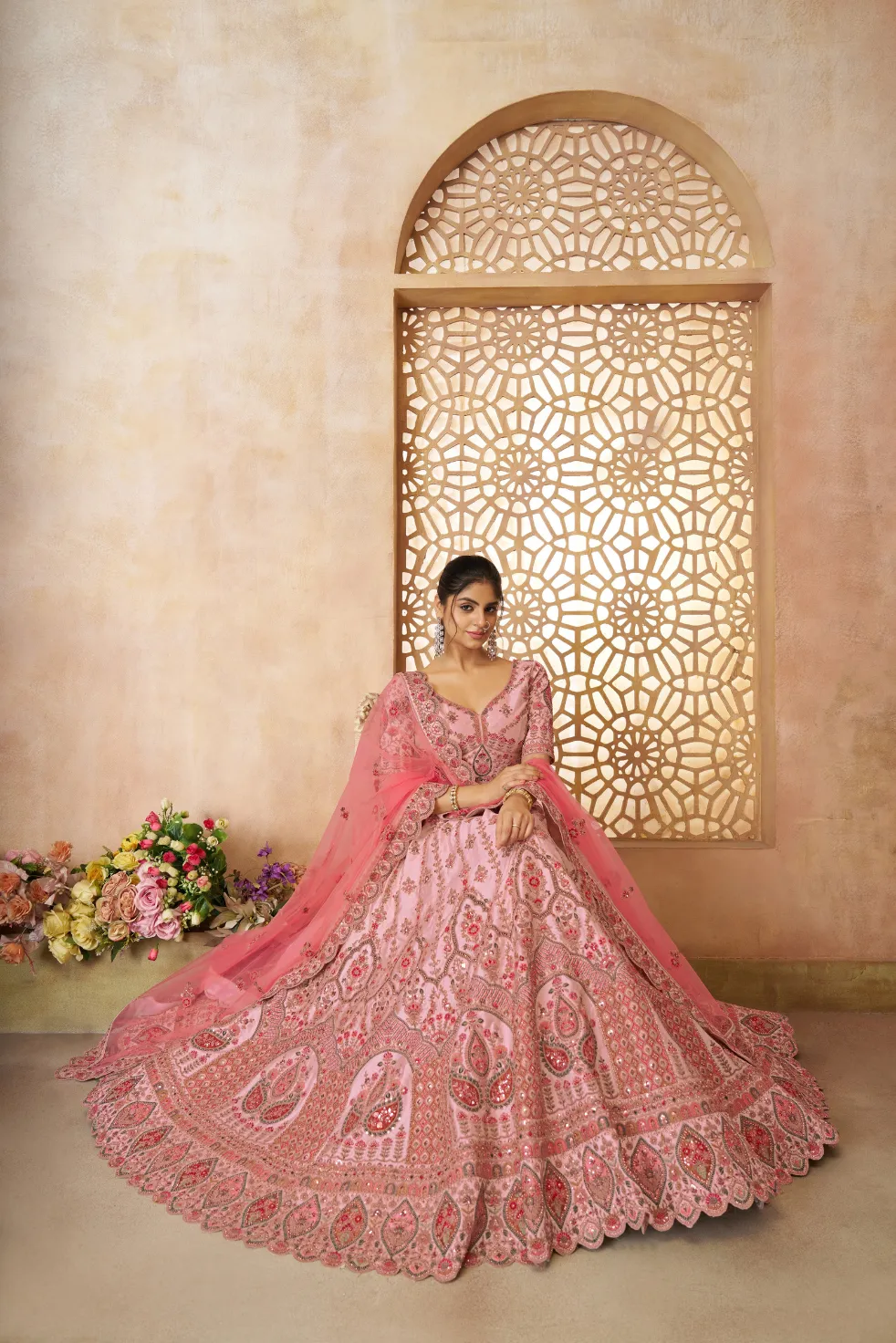 Kesar-Fab-Royale-Pink-Paisley-Lehenga-KF-14-Pink-3.webp