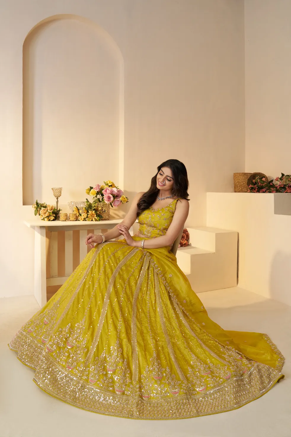 Kesar Fab Sunlit Elegance Lehenga - Image 4