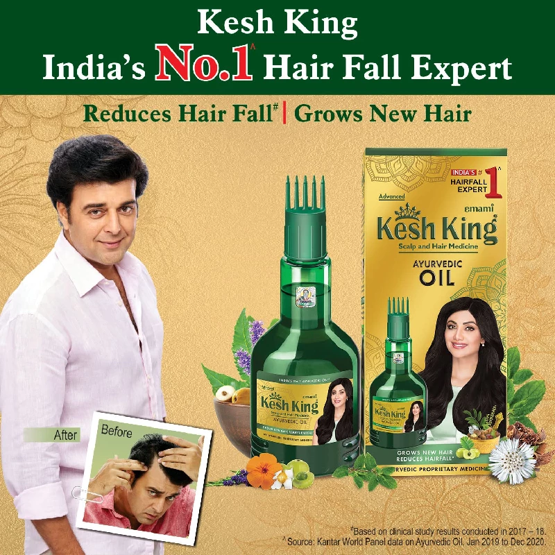Kesh King Ayurvedic Anti Hairfall Hair Oil - Image 3