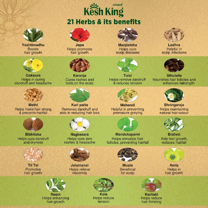 Kesh King Ayurvedic Anti Hairfall Hair Oil - Image 4