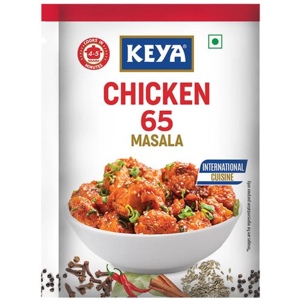 Keya Chicken 65 Tastemaker - International Cuisine Keya Chicken 65 Tastemaker - International Cuisine--18 g Sachet