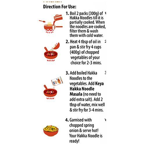 Keya Hakka Noodle Masala Tastemaker - Cooks In 5 Minutes - Image 6