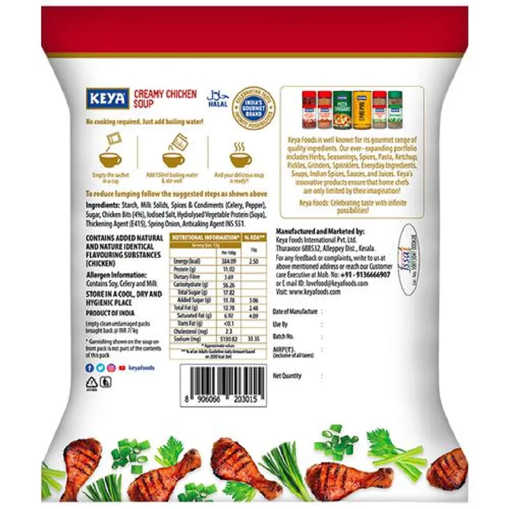 Keya Instant Soup - Creamy Chicken - Image 3