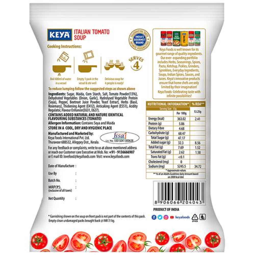 Keya Instant Soup - Italian Tomato - Image 2