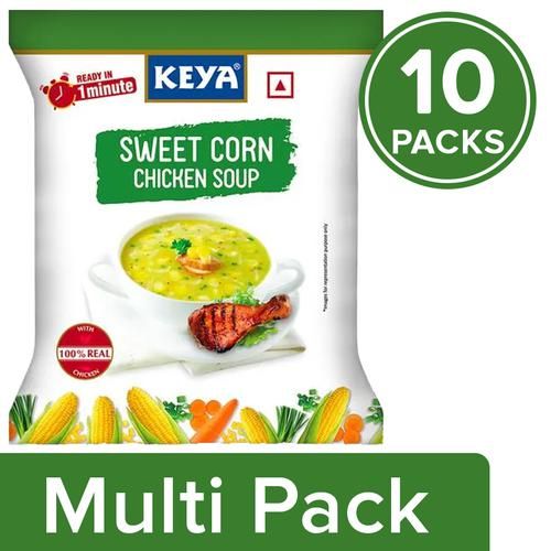 Keya Instant Soup - Sweet Corn Chicken Keya Instant Soup - Sweet Corn Chicken--10x13 g Multipack