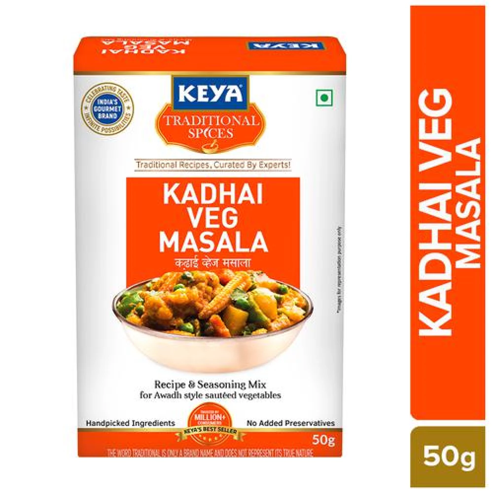 Keya Kadhai Veg Masala MC Keya Kadhai Veg Masala MC--50 g