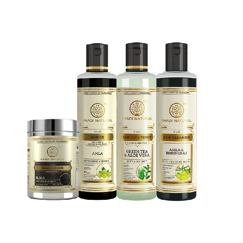 Khadi Herbal Hair Growth Combo Khadi Herbal Hair Growth Combo-Pack Size-Combo of 4