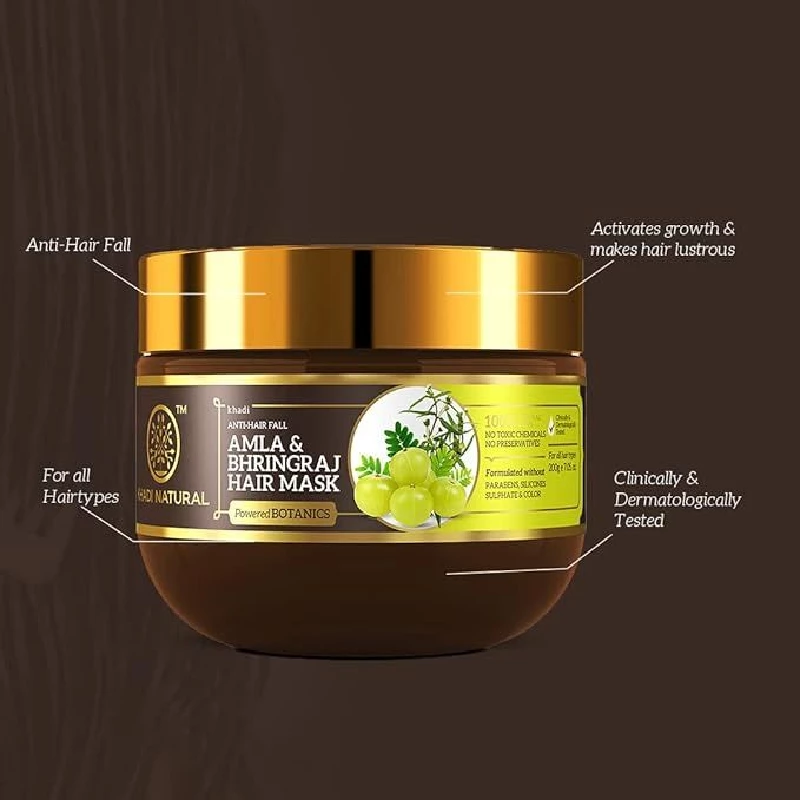 Khadi Natural Amla & Bhringraj Hair Mask - Image 4