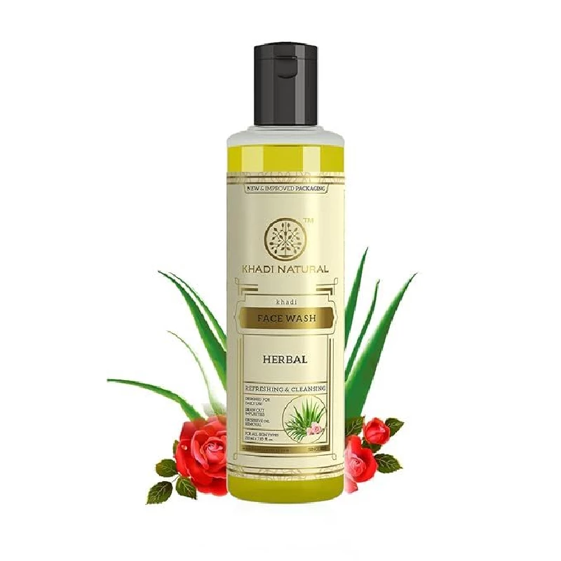 Khadi Natural Ayurvedic Herbal Face Wash Khadi Natural Ayurvedic Herbal Face Wash-Pack Size-210 ml