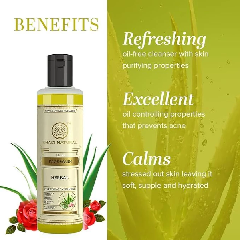 Khadi Natural Ayurvedic Herbal Face Wash - Image 2
