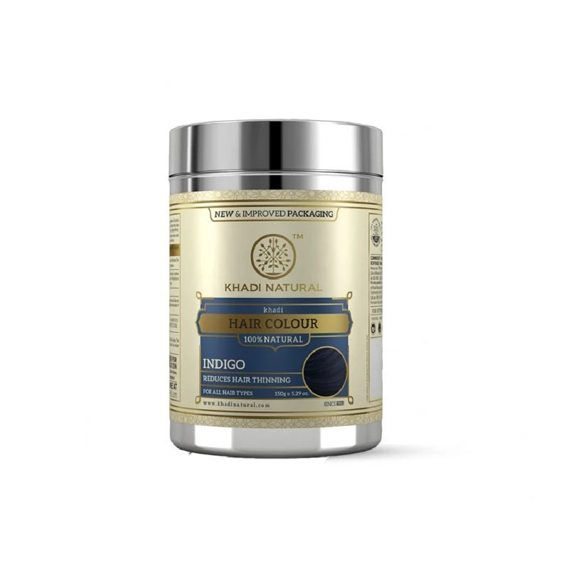 Khadi Natural Indigo Hair Color Reduce Hair Thinning - Image 2