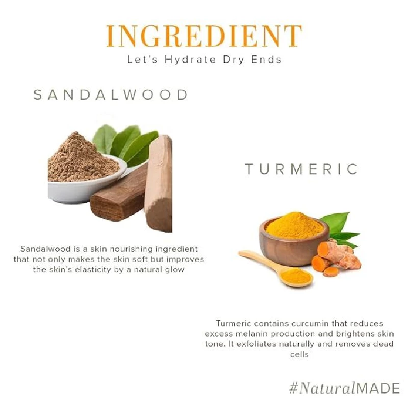Khadi Natural Sandal & Turmeric Herbal Body Wash - Image 4
