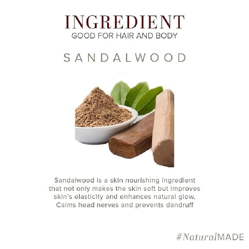 Khadi Natural Sandalwood Massage Oil Soothes & Moisturizes - Image 4