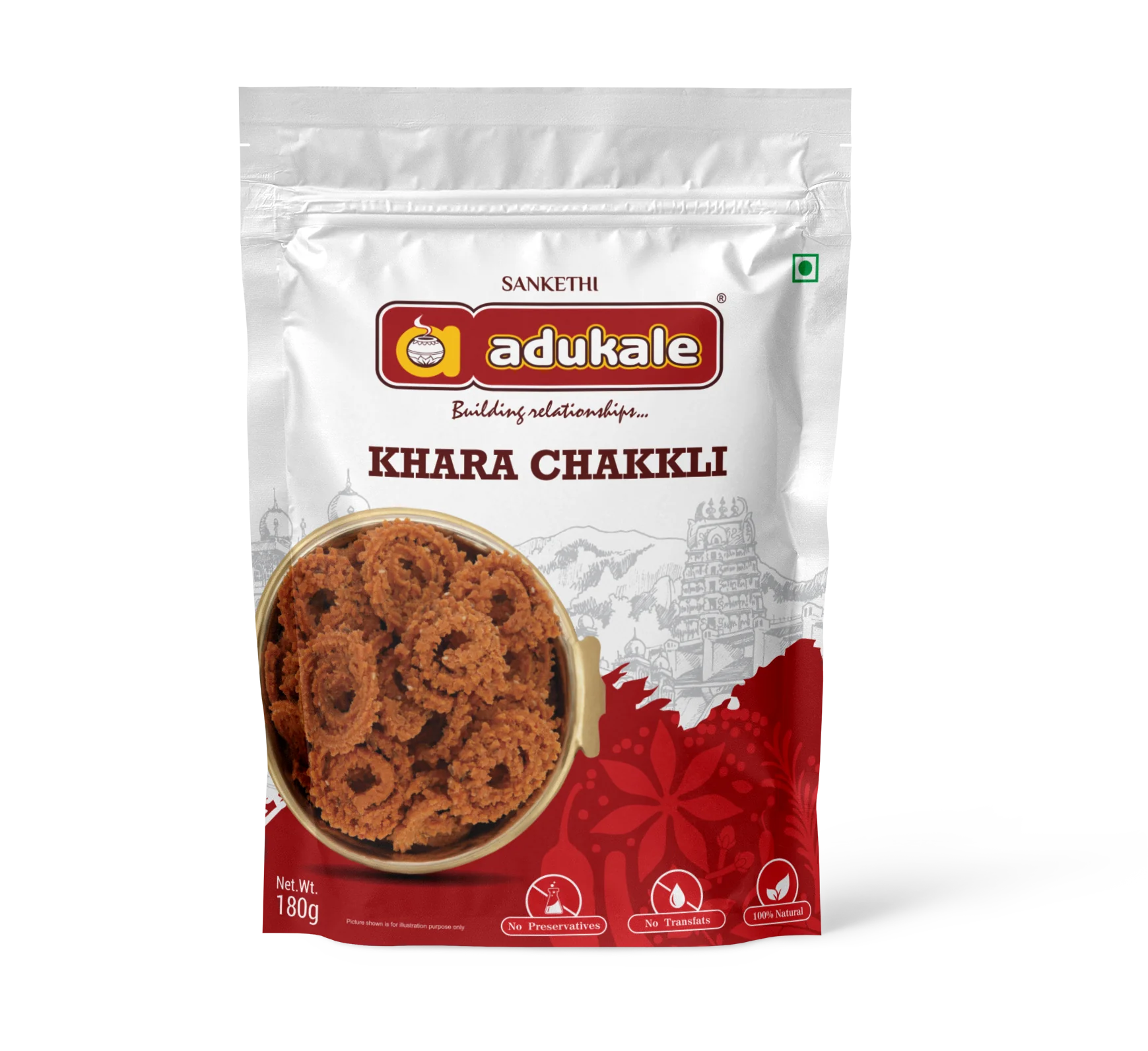 Khara Chakkli Khara Chakkli-Pack Size-180 g