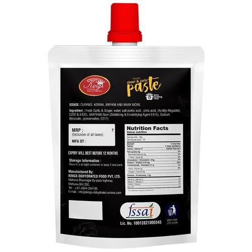 Kings Ginger Garlic Paste - Use In Cooking - Image 2