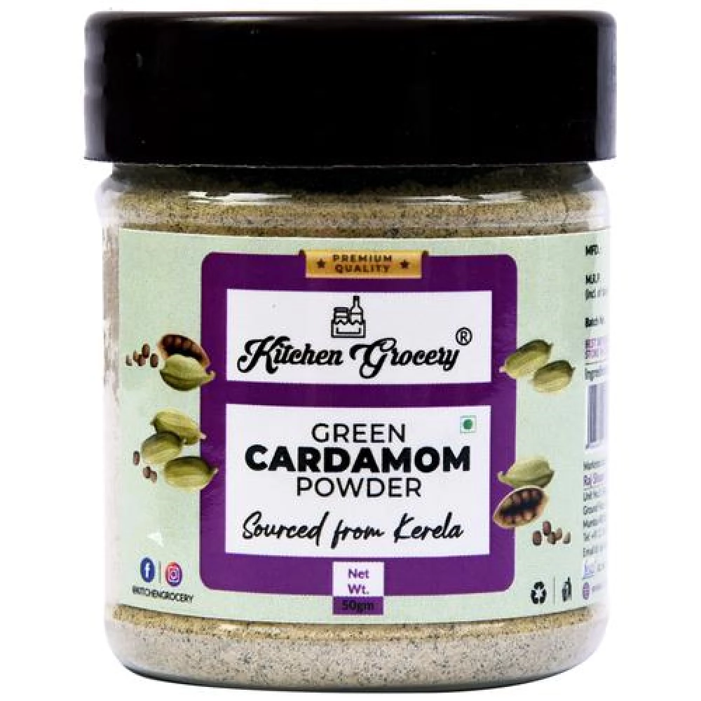Kitchen Grocery Green Cardamom Powder Kitchen Grocery Green Cardamom Powder--50 g