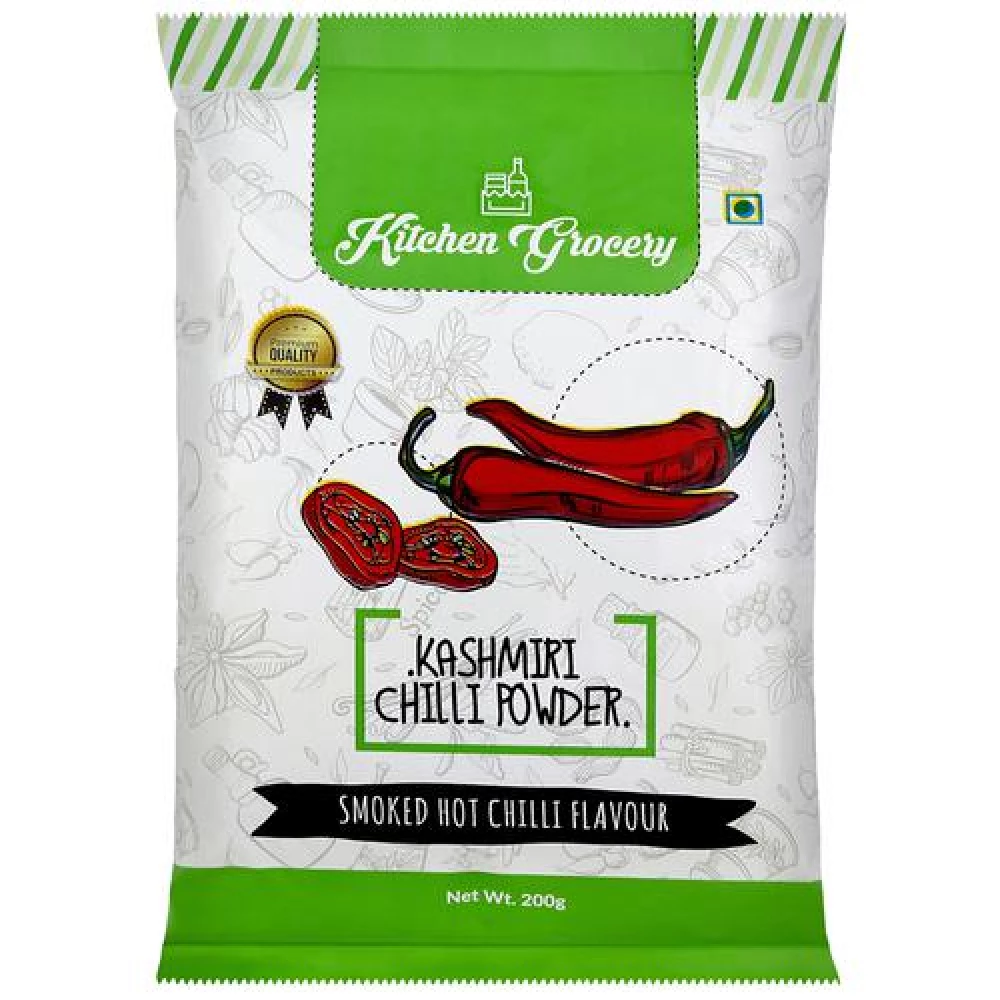 Kitchen Grocery Powder - Kashmiri Chilli Kitchen Grocery Powder - Kashmiri Chilli--200 g