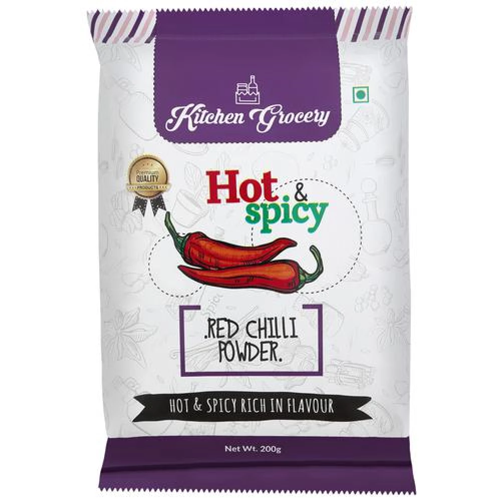 Kitchen Grocery Powder - Red Chilli Kitchen Grocery Powder - Red Chilli--200 g