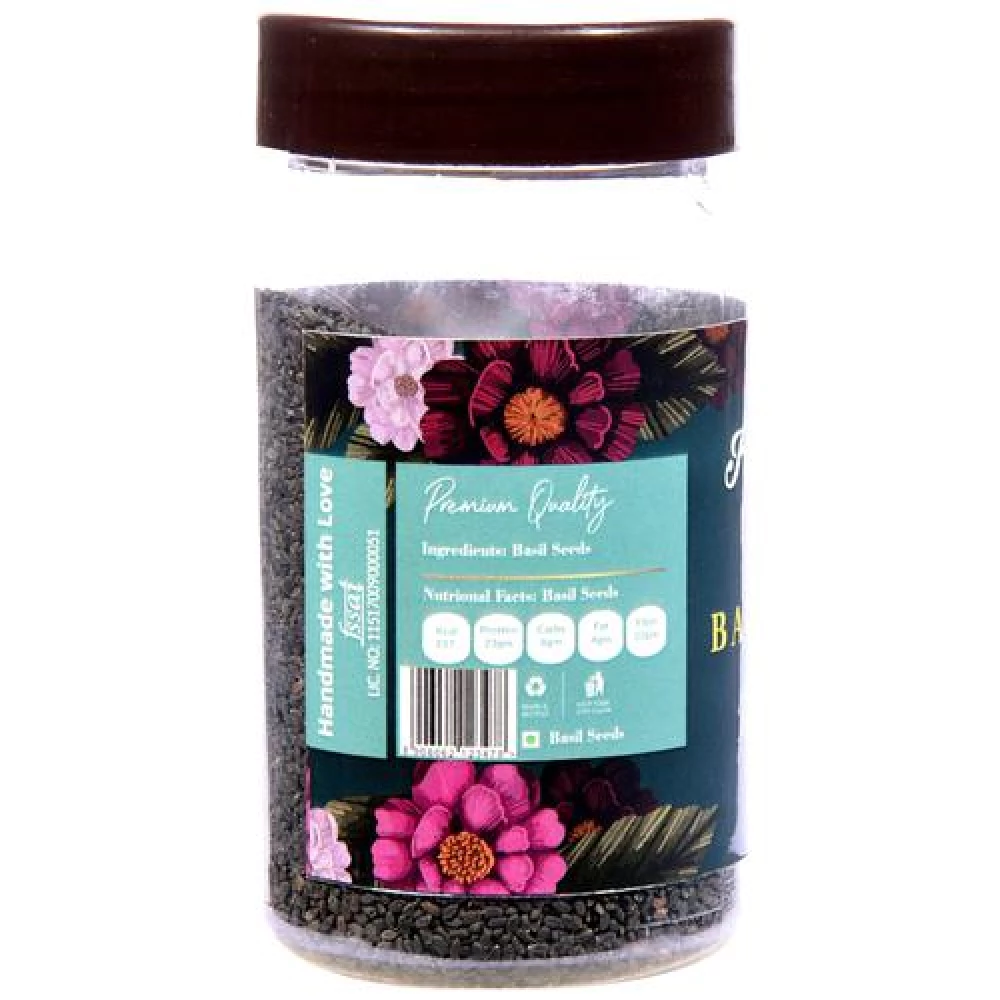 Kitchen Grocery Sabja/Basil Seeds - Mouth Freshener - Image 7