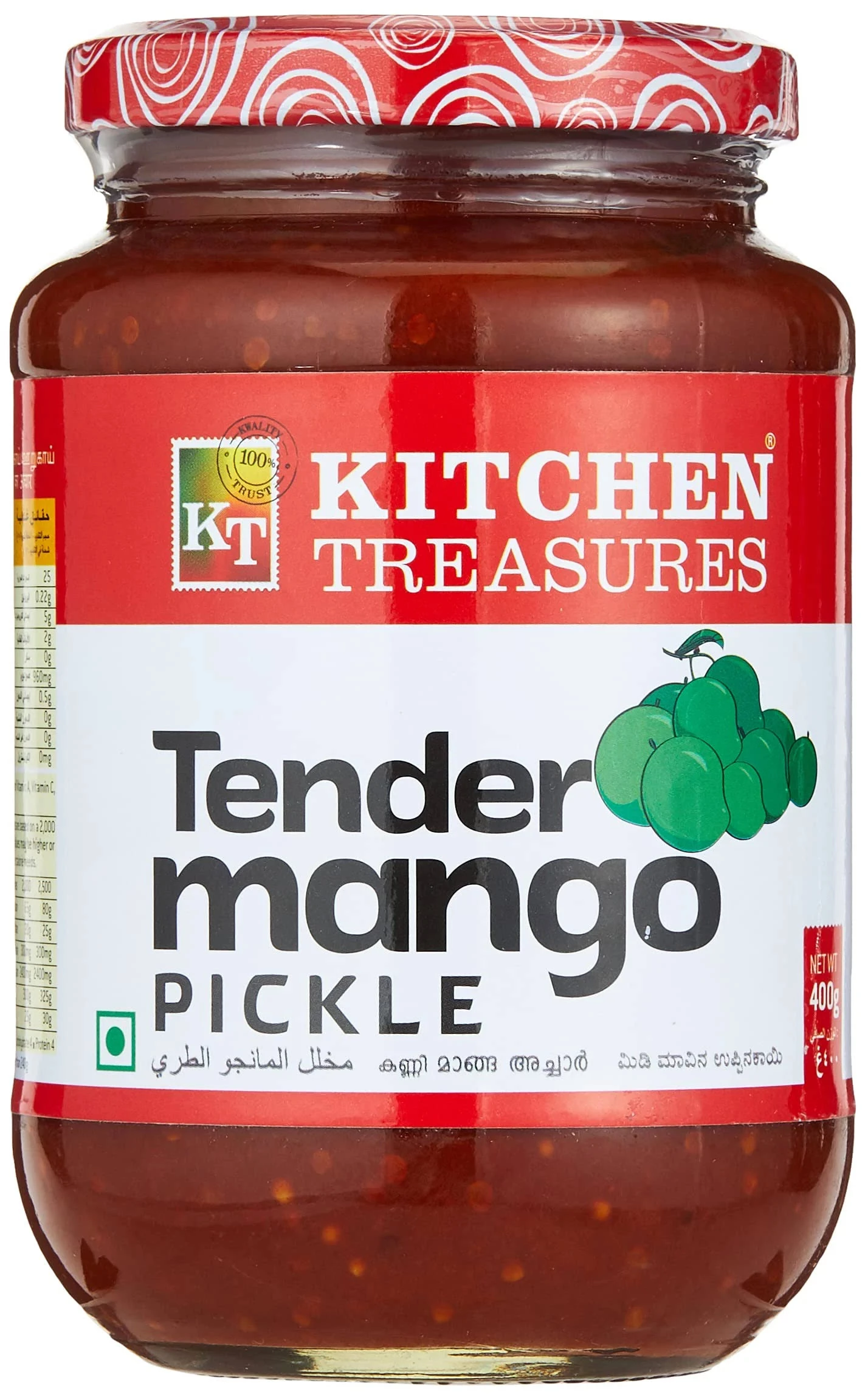 Kitchen Treasures Tender Mango Pickle Kitchen Treasures Tender Mango Pickle-Pack Size-400 g