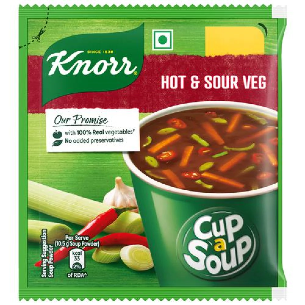 Knorr Hot & Sour Cup A Soup - 100% Real Vegetables - Image 2