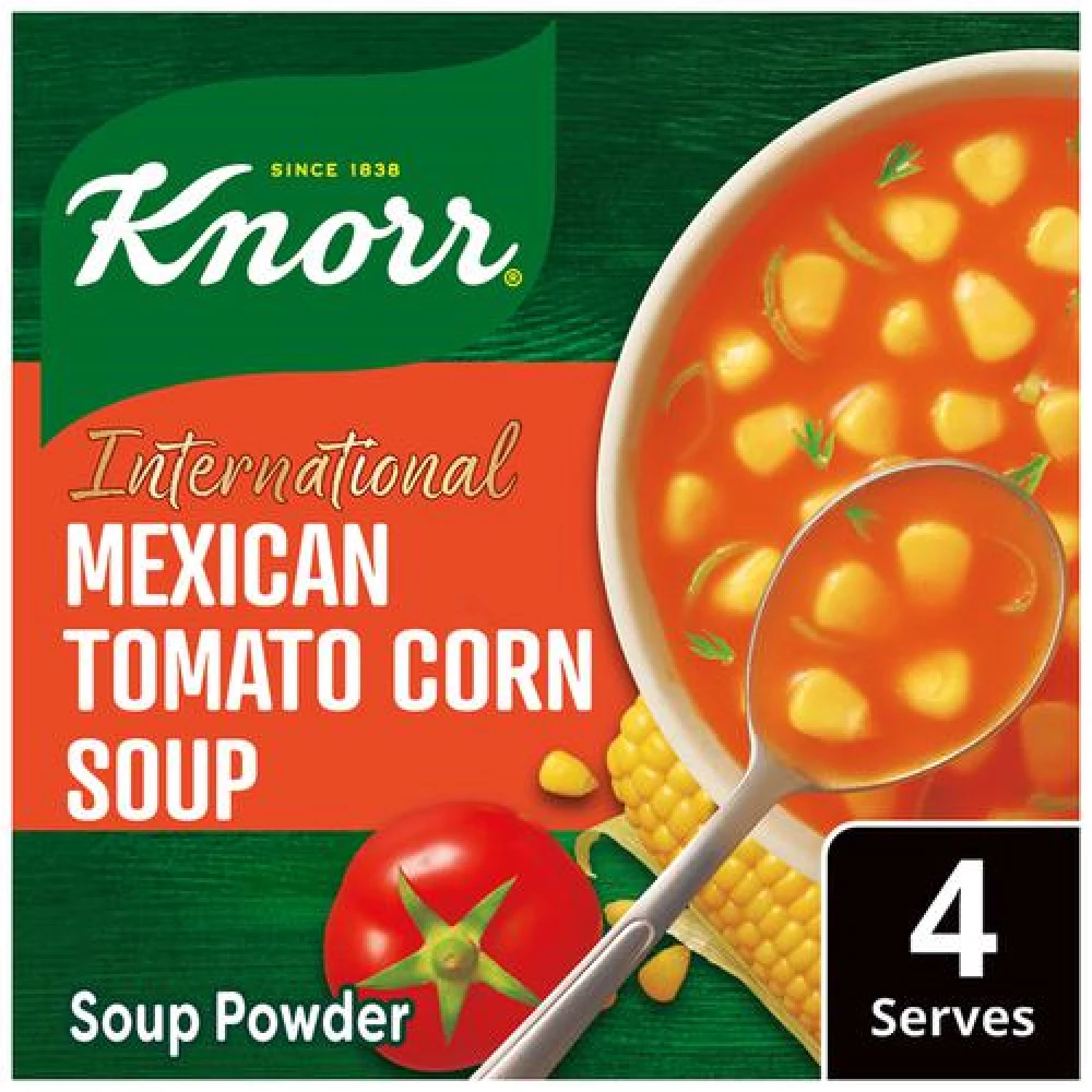 Knorr International Mexican Tomato Corn Soup 100 Real Vegetables