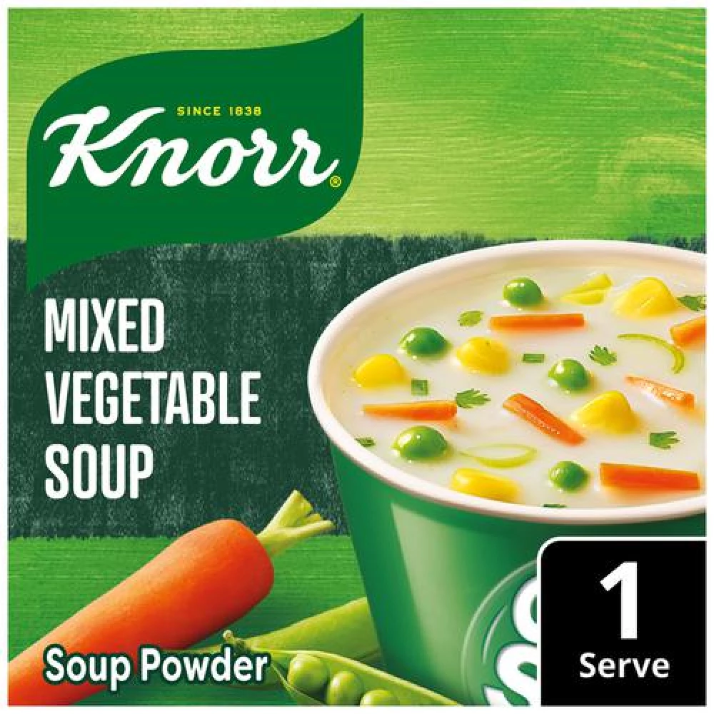 Knorr Mixed Vegetable Cup A Soup No Added Preservatives