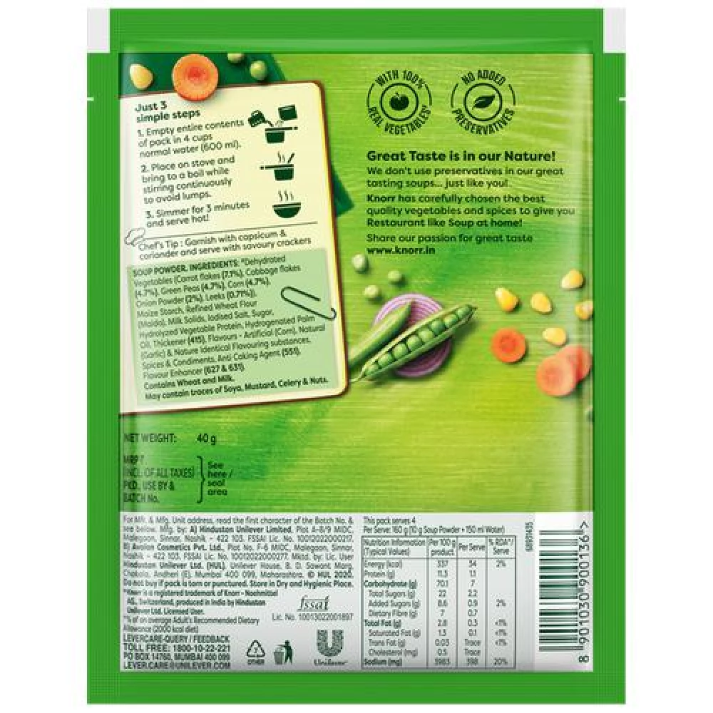 Knorr Mixed Vegetable Soup - No Added Preservatives - Image 3