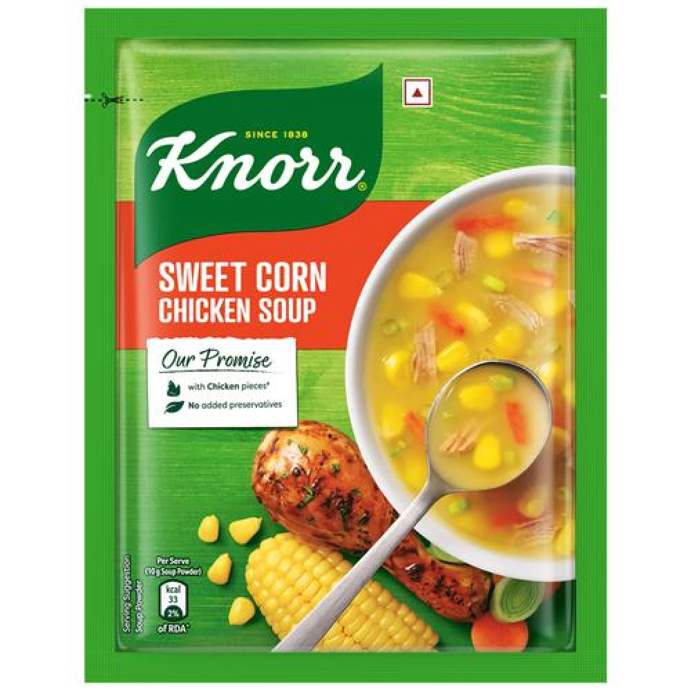Knorr Sweet Corn Chicken Soup - No Added Preservatives - Image 2