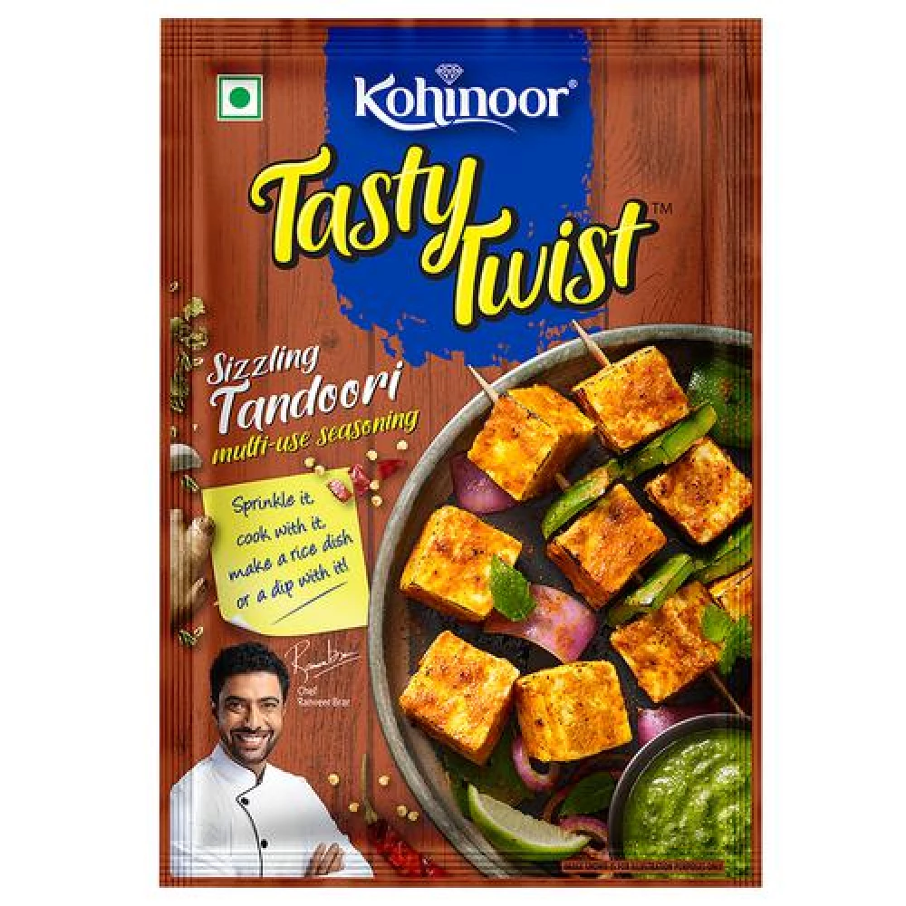 Kohinoor Tasty Twist Sizzling Tandoori Multi-Use Seasoning Kohinoor Tasty Twist Sizzling Tandoori Multi-Use Seasoning--12 g
