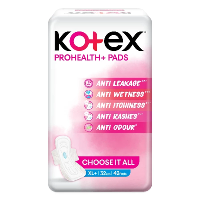 Kotex ProHealth+ Ultra thin Sanitary Pads Kotex ProHealth+ Ultra thin Sanitary Pads-Pack Size-42 Pads