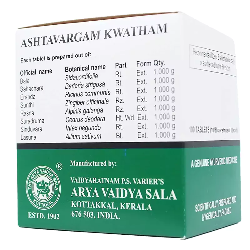 Kottakkal Ayurveda Ashtavargam Kwatham Tablets - Image 2