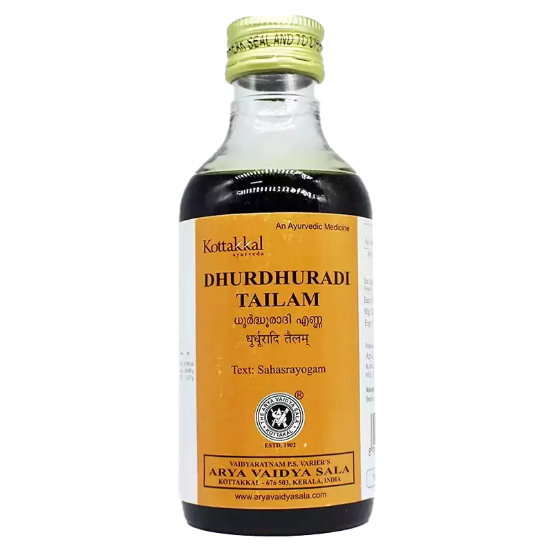 Kottakkal Ayurveda Dhurdhuradi Tailam - Image 1