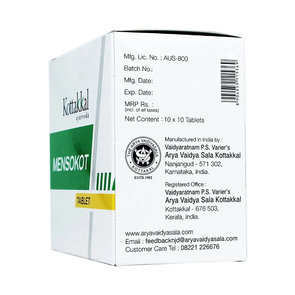 Kottakkal Ayurveda Mensokot Tablets - Image 3