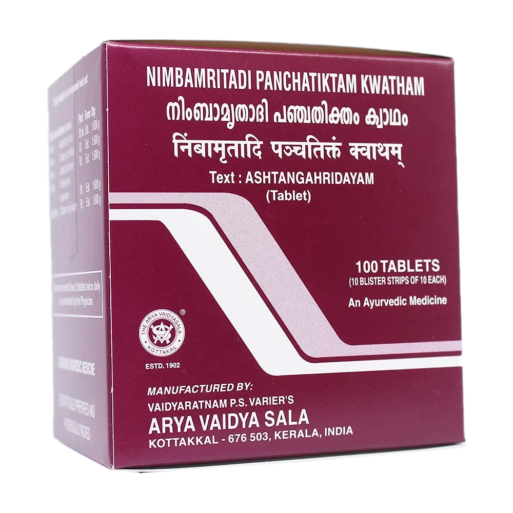 Kottakkal Ayurveda Nimbamritadi Panchatiktam Kwatham - Image 1