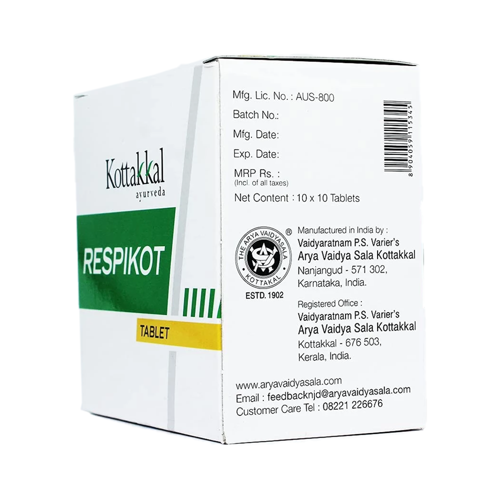 Kottakkal Ayurveda Respikot Tablets - Image 3
