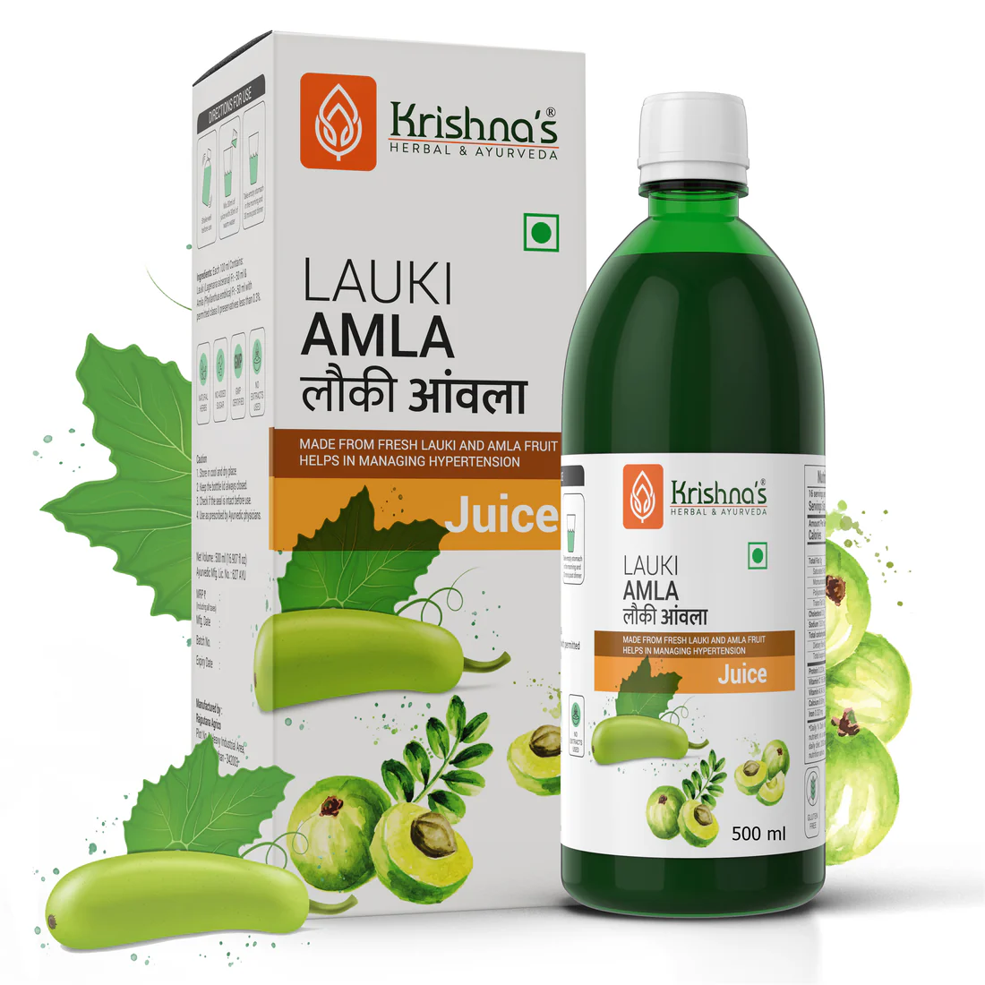 Krishna Ayurved Lauki Amla Juice