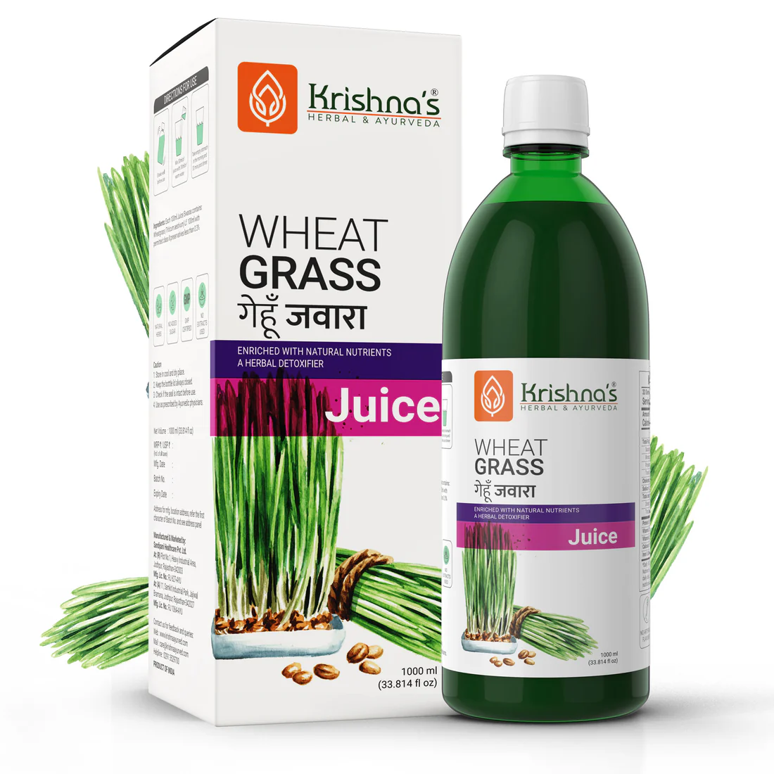 Krishna Ayurved Wheatgrass Juice